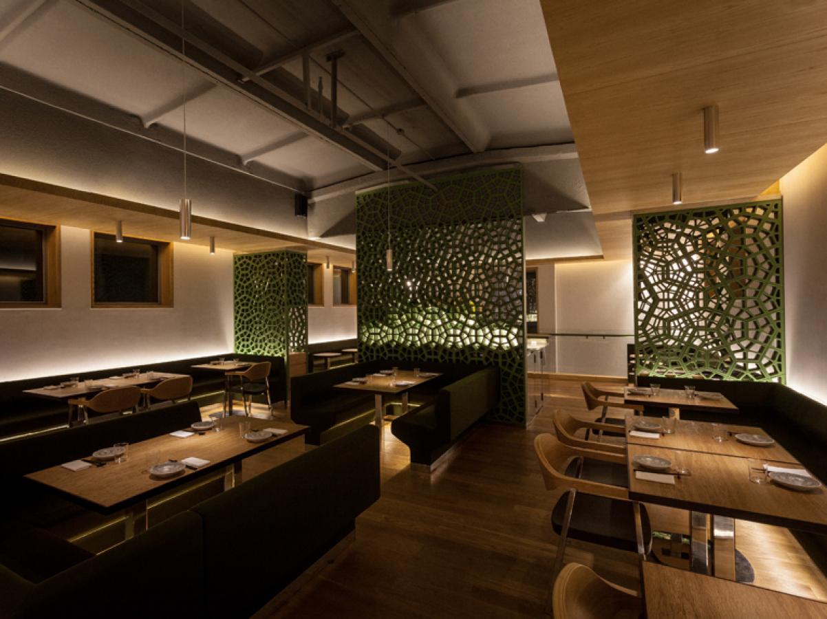 Okra Beijing restaurant interior design sean dix