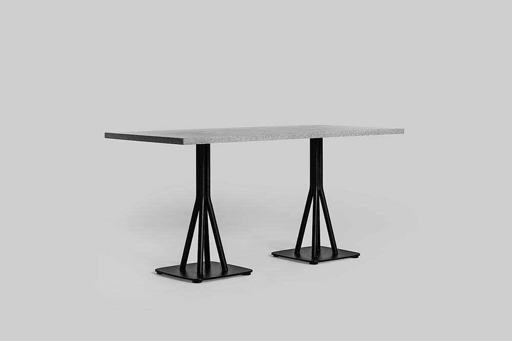 sean dix design chom chom double pedestal table