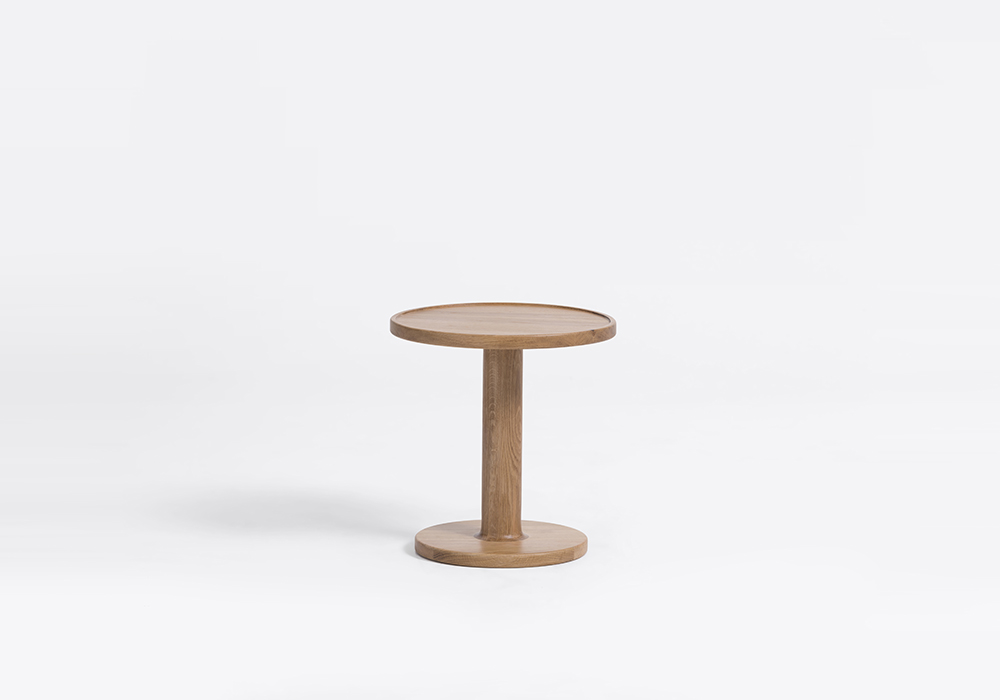 bobbin round side table designed by sean dix