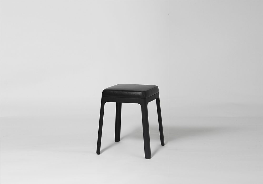Upholstered Street Stool Designed by Sean Dix