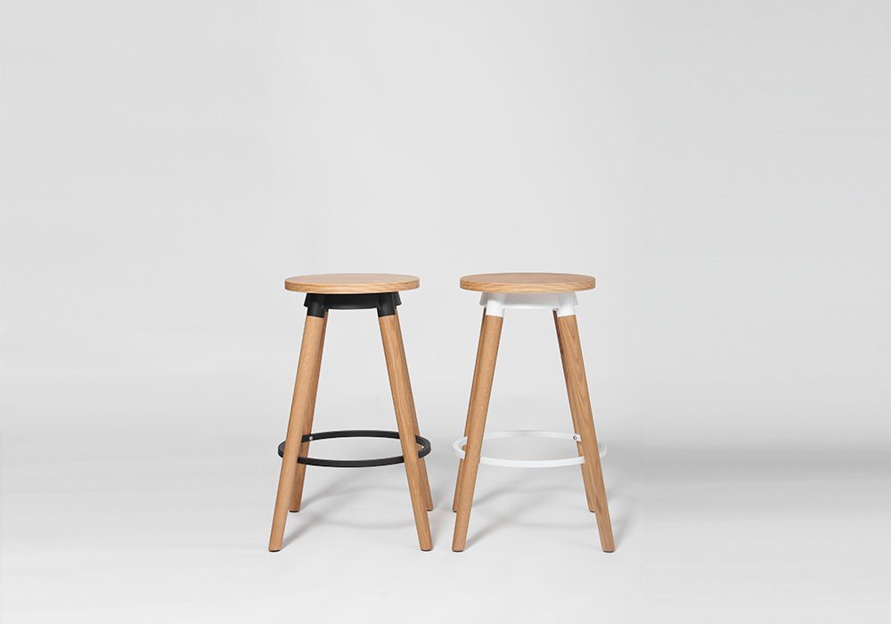 Copine Backless Bar Stool Designed by Sean Dix