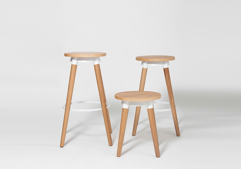 Copine Backless Stools Desinged by Sean Dix